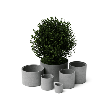 Cynamon concrete planter M-XXXXL