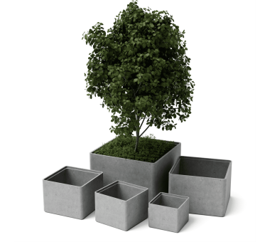 Stone concrete planter L-XXXL