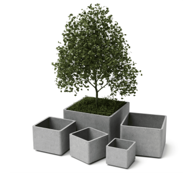 Kesto concrete planter L-XXXXL