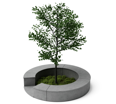 Concrete tree planter К01
