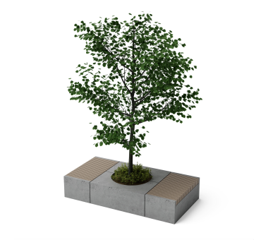 Concrete tree planter K06