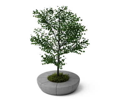 Concrete tree planter K07